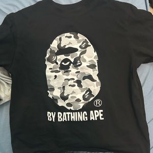 Black men’s bape shirt